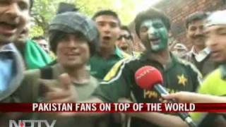 Pakistan fans on top of the world [upl. by Ayvid]