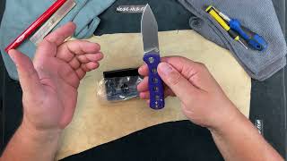 QS150D1 QSP Knife Canary Folder Purple [upl. by Kehsihba]