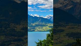 Sigriswil Switzerland ❤️ switzerland travel swissalps lakethun travelblogger nature bridge [upl. by Chemarin]