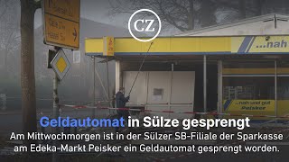 SBFiliale der Sparkasse am Edeka in Sülze gesprengt [upl. by Azne599]