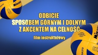 INSTRUKTAŻ SIATKÓWKI odbicie sposobem górnym i dolnym z akcentem na celność [upl. by Stanleigh]