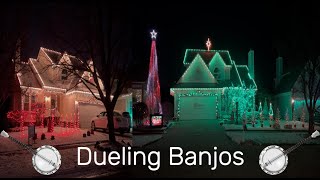 Christmas Light Show Dueling Jingle Bells [upl. by Jaye566]