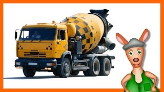 CEMENT MIXER   Trucks For Kids  Things That Go TV [upl. by Alleinad]