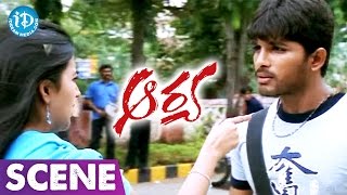 Arya Movie Scenes  Anuradha Mehta Slaps Allu Arjun  Siva Balaji  Sukumar  DSP [upl. by Leddy189]