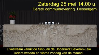 Eerste communie kinderen Desselgem op zaterdag 25 mei om 14 u [upl. by Launce]