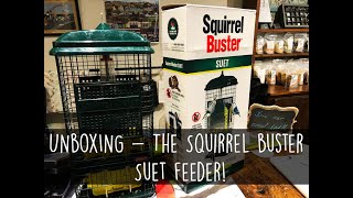 UNBOXING  The New Squirrel Buster Suet Feeder [upl. by Ennaeilsel223]