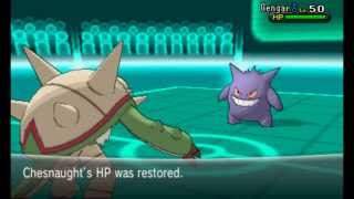 Pokemon X and Y WiFi Battle 6 quotChesnaught is BULLITPROOFquot [upl. by Adnohs]