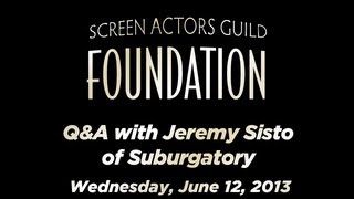 Conversations with Jeremy Sisto of SUBURGATORY [upl. by Darin]