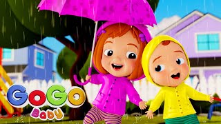 ☔ Rain Rain Go Away 🌧️  GoGo Baby  Nursery Rhymes amp Kids Songs [upl. by Bilski]