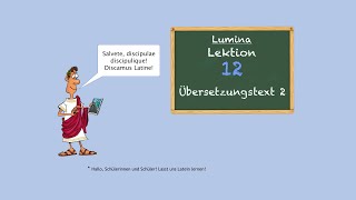 Latein Lektion 12 Übersetzungstext 2 Teil 1 [upl. by Anjela]