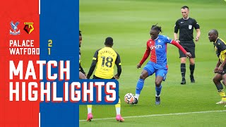 Match Highlights Crystal Palace 21 Watford [upl. by Ydnarb323]