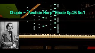 Chopin  “Aeolian Harp” Etude Op25 No1 [upl. by Seaver]