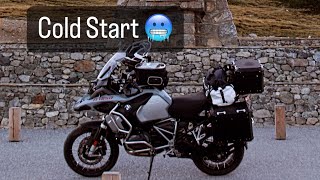 BMW R1250GS Cold Start After Winter Dr Jekill amp Mr Hyde Exhaust [upl. by Watters]