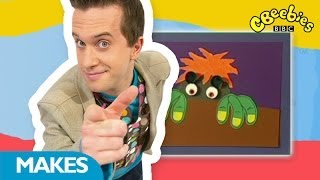 CBeebies Mister Maker  Peeping Paint Lids [upl. by Renrag]