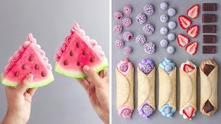 So Yummy Chocolate Cake Decorating Tutorials 😍 Best Satisfying Cake Decorating Recipes 💓 So Tasty [upl. by Sikras]