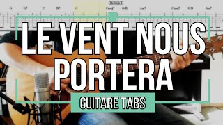 Le Vent Nous Portera  Noir Désir  Guitare Tabs [upl. by Anrehs]