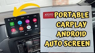 Quick Review of ATOTO P5 Wireless CarPlay Android Auto Screen Portable Car Stereo [upl. by Malchy]