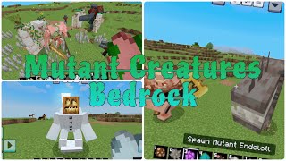 Mod Mutant Creatures Bedrock Trong Minecraft Pe 121  Tada Zeyu [upl. by Nayt]