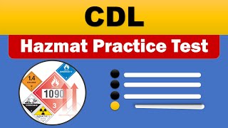 CDL Hazmat Practice Test 2023 Hazardous Material Endorsement Exam Knowledge Test Prep [upl. by Aerdnahs]