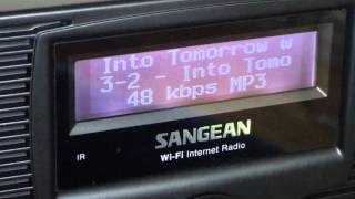 Into tomorrow internet radio on sangean wfr 20 [upl. by Suirtemid]