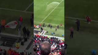 Enzo Fernández fue homenajeado por River en el Monumental y esta fue la reacción de los hinchas [upl. by Krystalle]