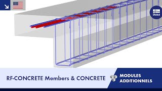 EN Dlubal RFEM 5 et RSTAB 8  Modules additionnels  RFCONCRETE Members amp CONCRETE [upl. by Wolpert627]