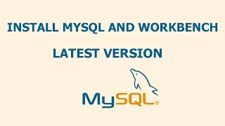 Install MySQL 8035 Server and Workbench [upl. by Pietje]