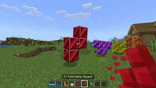 Minecraft Tetris Addon [upl. by Cann513]