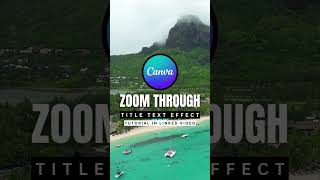 Zoom through text with this awesome Canva trick [upl. by Alaj]