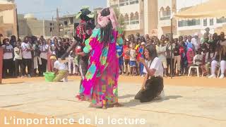 Le passage du groupe LappiLappi au Lycée de Malika Plage l’importance de la lecture [upl. by Selima15]