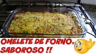 OMELETE DE FORNO SABOROSO [upl. by Alidia]