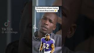 Ray Lewis vs Ocho cinco toogreattobeleftunseen nfl [upl. by Dick]