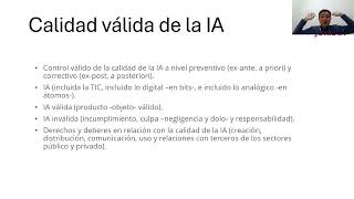 Sesión 3 del Seminario para abogados JURÍDIA sobre calidad válida de la IA 7 de noviembre de 2024 [upl. by Azilanna321]