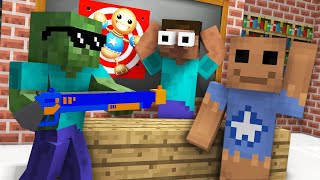 Monster School  KICK THE BUDDY GAME CHALLENGE  Minecraft Animation [upl. by Wade]