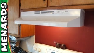 How To Install a Rangehood  Menards [upl. by Akalam900]