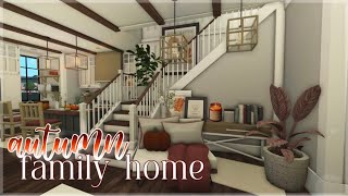 Bloxburg  Autumn Family Home  Roblox  House Build [upl. by Clerc]