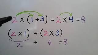 3rd Grade Math 44 Distributive Property [upl. by Joshuah707]