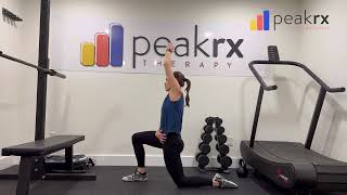 Kneeling Hip Flexor Stretch with Reach [upl. by Carbrey]