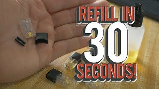 FAST EASY how to REFILL JUUL pods 30 SECONDS [upl. by Brawley]