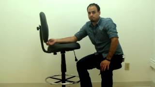 BossCaresoft Drafting Chair with Footring [upl. by Aslam]