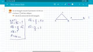 Problema sul triangolo isoscele [upl. by Yeltihw]