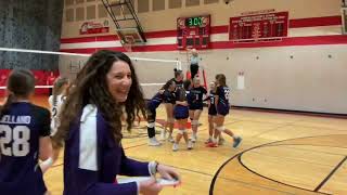 2024 Grantsburg volleyball vs Cadott  1012 highlights [upl. by Eiser]