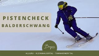 PISTENCHECK  Skigebiet Balderschwang [upl. by Anivid]