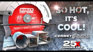 Diablo Steel Demon Cermet II Metal Cutting Saw Blade [upl. by Klemperer]