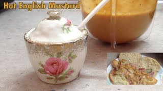 How to make Hot English Mustard cheekyricho [upl. by Jopa]