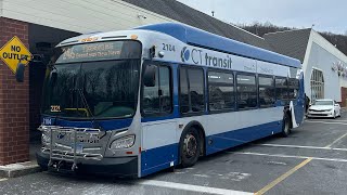 CTtransit 2021 New Flyer Industries XE40 NG 2104 Ride on route 246A [upl. by Manwell379]