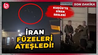 SON DAKİKA İran İsraile doğru füzelerini ateşledi [upl. by Sinegold]