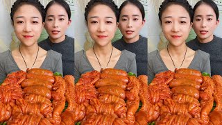 ASMR MUKBANG EATING SHOW  Eat normally without wasting food EP061 [upl. by Edaj925]