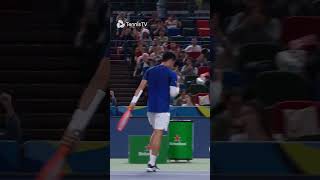 One Of The Best Tennis Opening Points EVER [upl. by Meeka]