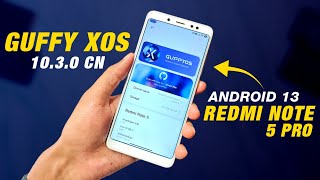 Hyper Guffy XOS 1030 CN  Redmi Note 5 Pro  Android 13  Guffy Lab amp New Settings  Full Review [upl. by Darreg]